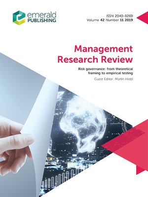 cover image of Management Research Review, Volume 42, Number 11
